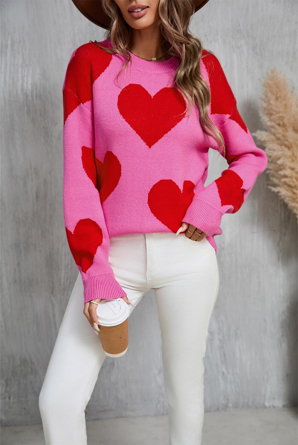 Valentine's Day Heart-Shaped Love Sweater for Women | NCS