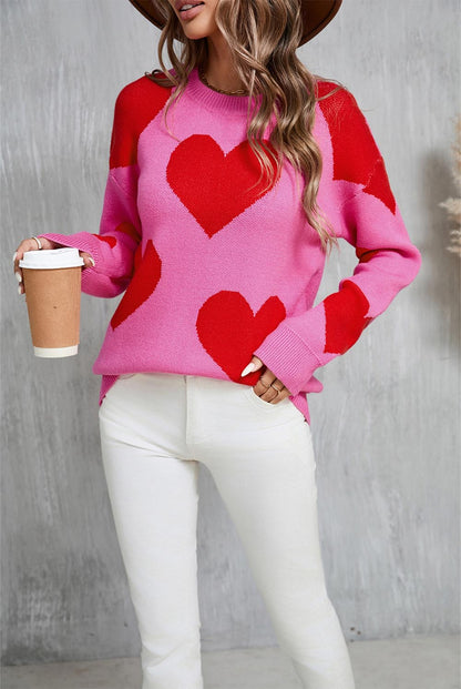 Valentine's Day Heart-Shaped Love Sweater for Women | NCS